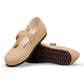 BIRKENSTOCK SANTA CLARITA S NUBUCK - NATURAL LEATHER 223 nabuk+beige 1031613