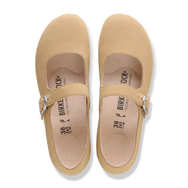 BIRKENSTOCK SANTA CLARITA S NUBUCK - NATURAL LEATHER 223 nabuk+beige 1031613