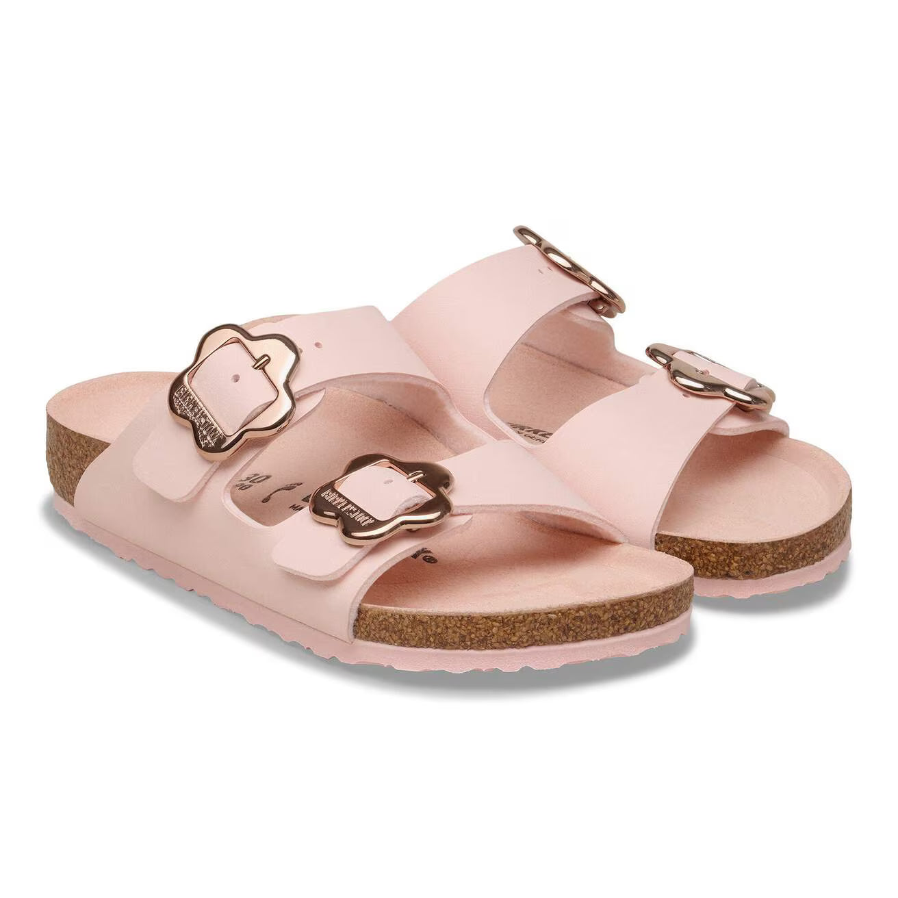 BIRKENSTOCK ARIZONA FLB KIDS BIRKO FLOR 118 pelle+rosa 1031703