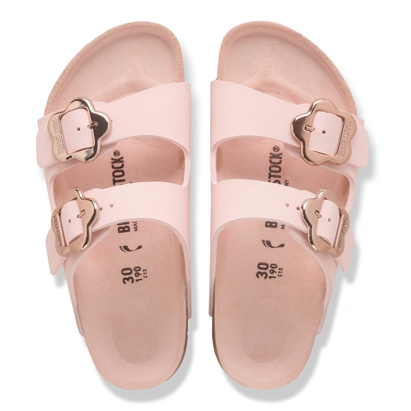BIRKENSTOCK ARIZONA FLB KIDS BIRKO FLOR 118 pelle+rosa 1031703