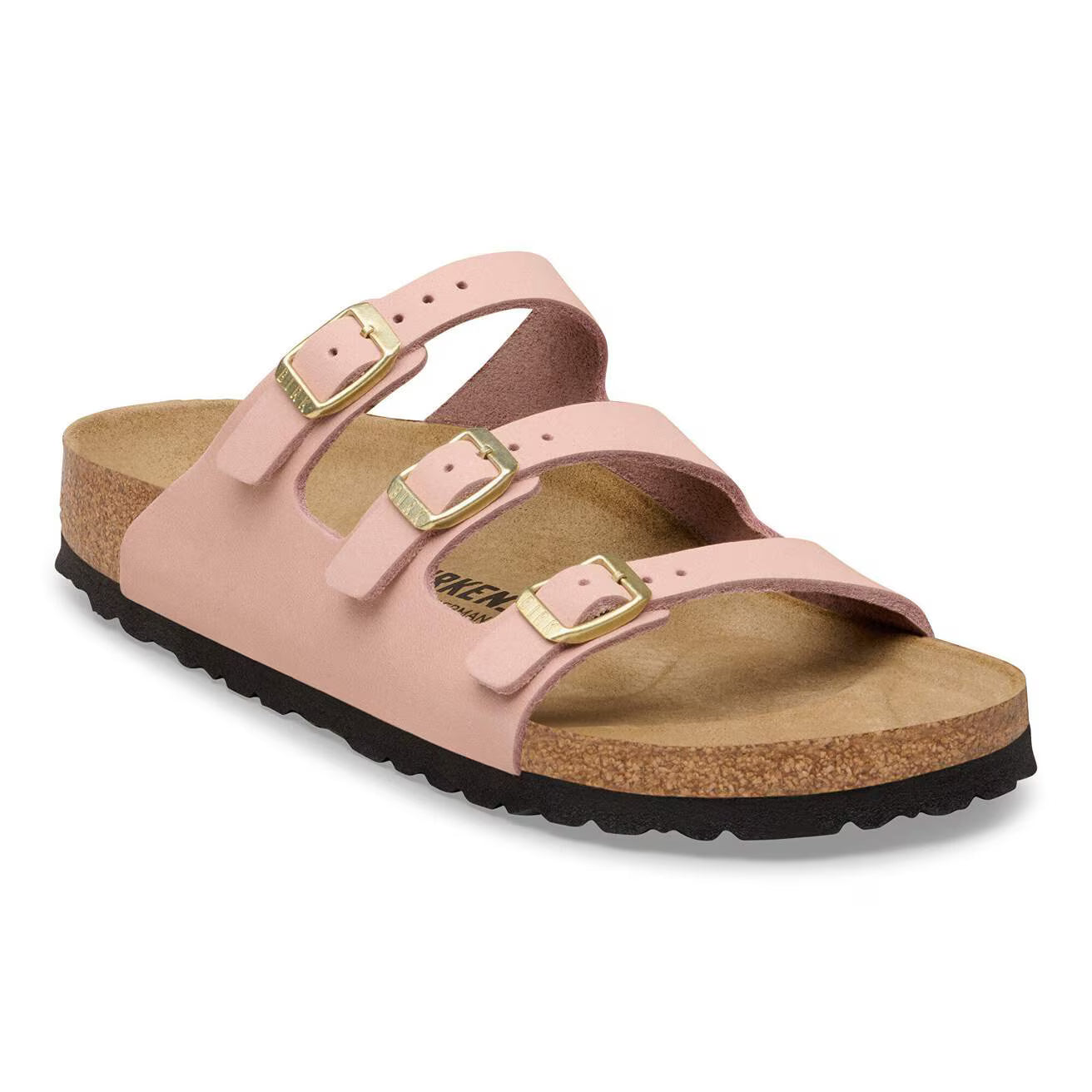BIRKENSTOCK FLORIDA III PLATFORM BIRKO FLOR - BIRKOBUC 228 nabuk+rosa 1031813