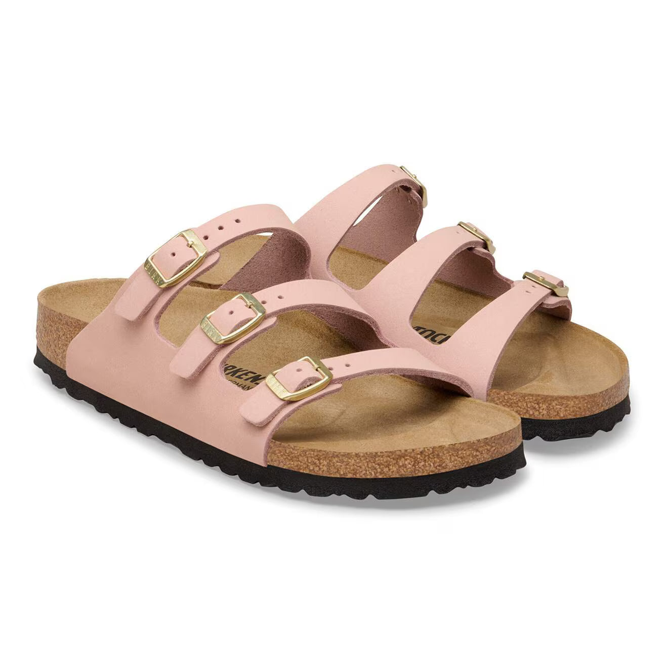 BIRKENSTOCK FLORIDA III PLATFORM BIRKO FLOR - BIRKOBUC 228 nabuk+rosa 1031813