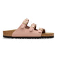 BIRKENSTOCK FLORIDA III PLATFORM BIRKO FLOR - BIRKOBUC 228 nabuk+rosa 1031813