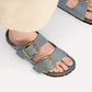 BIRKENSTOCK ARIZONA BIG BUCKLE OILED LEATHER 118 pelle+grigio 1032071