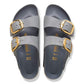 BIRKENSTOCK ARIZONA BIG BUCKLE OILED LEATHER 118 pelle+grigio 1032071