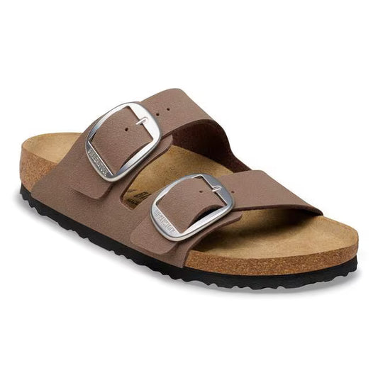 BIRKENSTOCK ARIZONA BIG BUCKLE BIRKO FLOR - BIRKIBUC 224 nabuk+moro 1032081