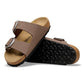 BIRKENSTOCK ARIZONA BIG BUCKLE BIRKO FLOR - BIRKIBUC 224 nabuk+moro 1032081