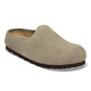 BIRKENSTOCK AMSTERDAM WRAPPED SUEDE LEATHER 333 scam+beige 1032550