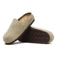 BIRKENSTOCK AMSTERDAM WRAPPED SUEDE LEATHER 333 scam+beige 1032550