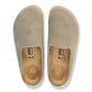 BIRKENSTOCK AMSTERDAM WRAPPED SUEDE LEATHER 333 scam+beige 1032550