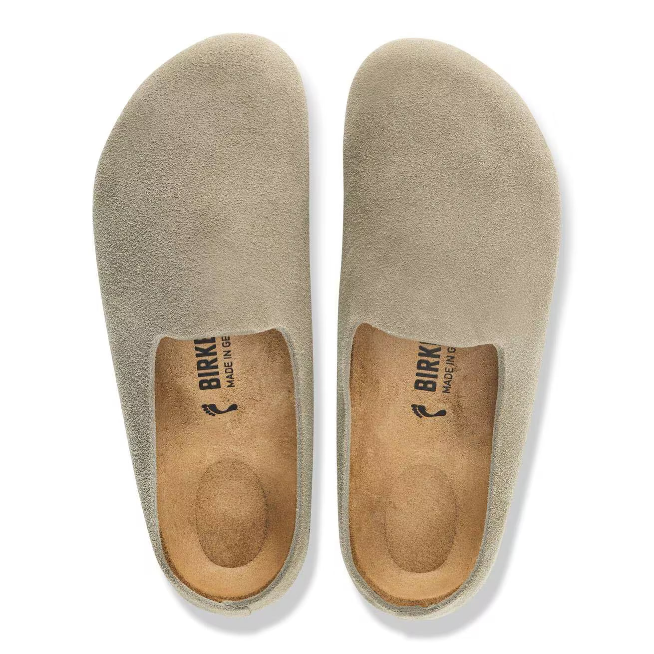 BIRKENSTOCK AMSTERDAM WRAPPED SUEDE LEATHER 333 scam+beige 1032550