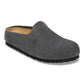 BIRKENSTOCK AMSTERDAM WRAPPED SUEDE LEATHER 338 scam+grigio 1032509