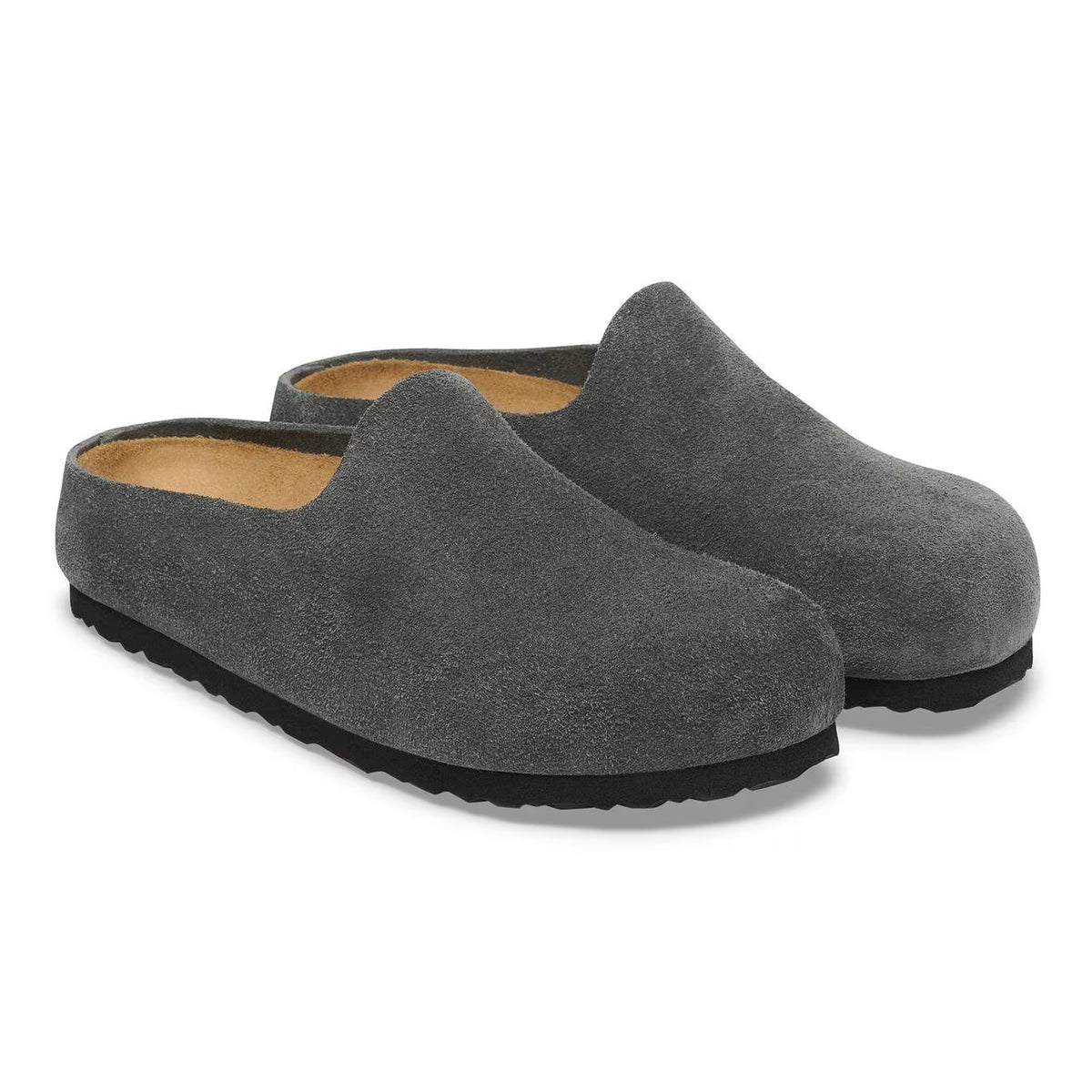 BIRKENSTOCK AMSTERDAM WRAPPED SUEDE LEATHER 338 scam+grigio 1032509