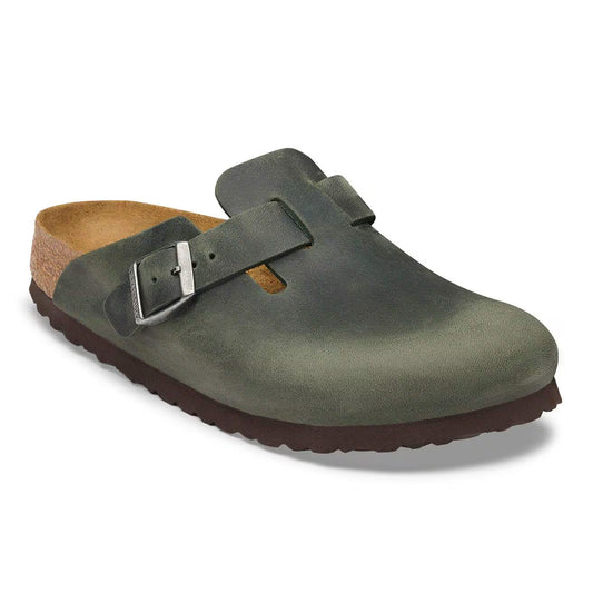 BIRKENSTOCK BOSTON OILED LEATHER 228 nabuk+grigio 1032792