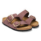 BIRKENSTOCK ARIZONA BIG BUCKLE NUBUCK LEATHER 336 nabuk+bordo 1032970