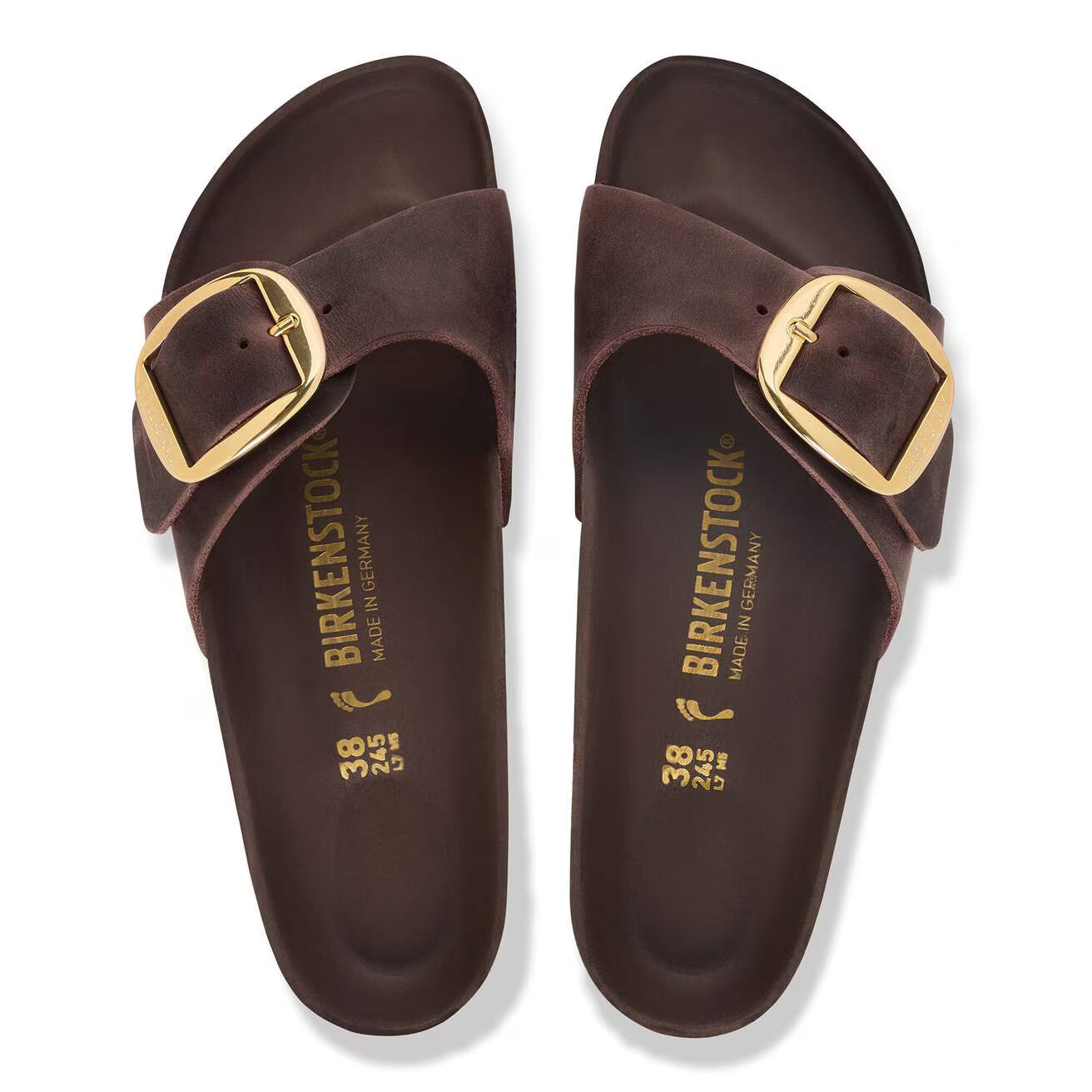 BIRKENSTOCK MADRID BIG BUCKLE HEX OILED LEATHER 224 nabuk+moro 1032914