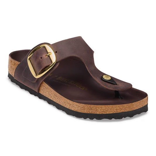 BIRKENSTOCK GIZEH BIG BUCKLE HEX OILED LEATHER 224 nabuk+moro 1032934