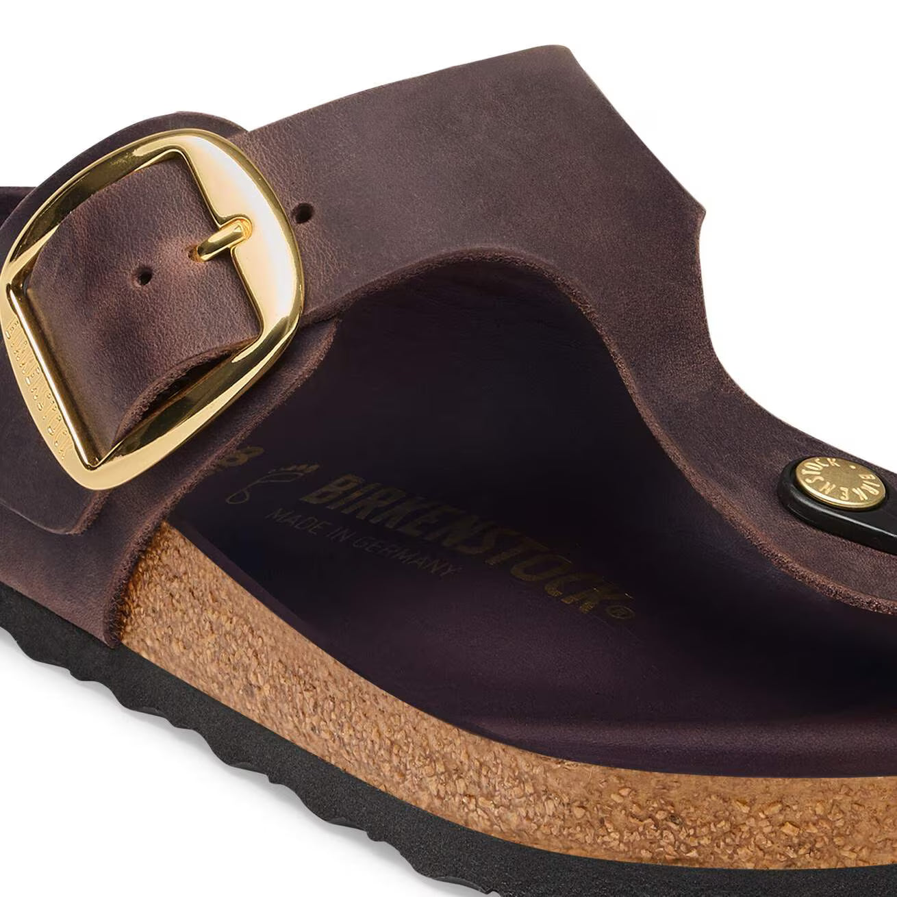 BIRKENSTOCK GIZEH BIG BUCKLE HEX OILED LEATHER 224 nabuk+moro 1032934