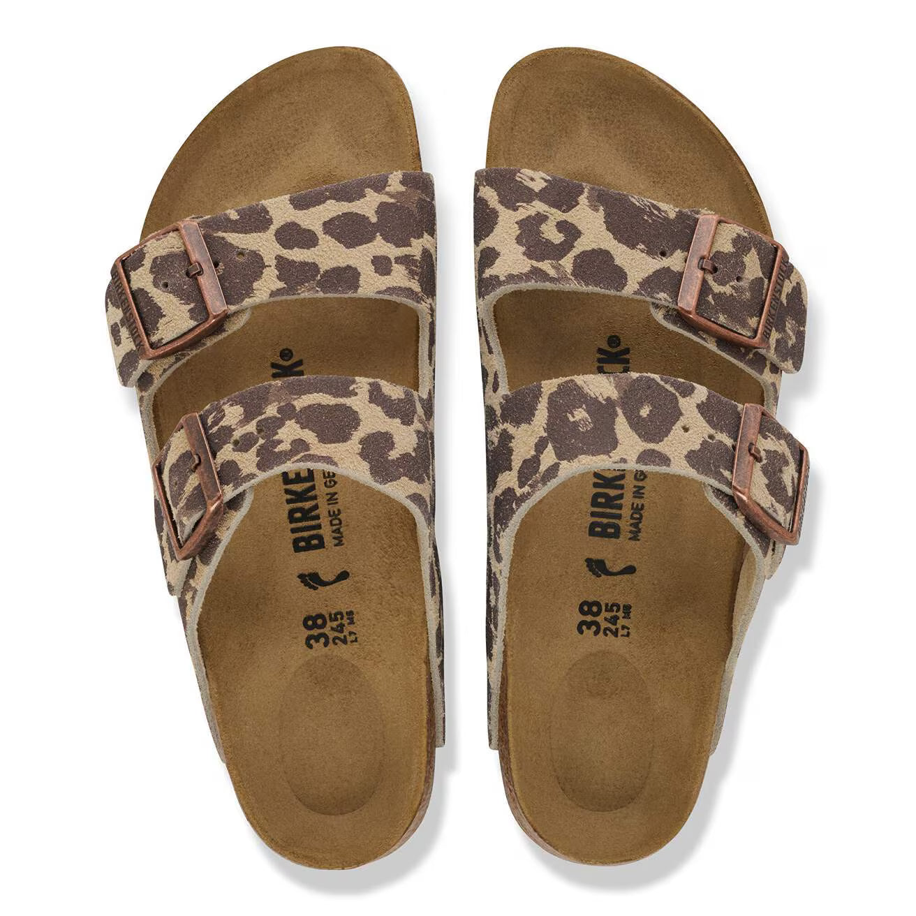 BIRKENSTOCK ARIZONA LEO SUEDE LEATHER 664 stamp+marr 1033330