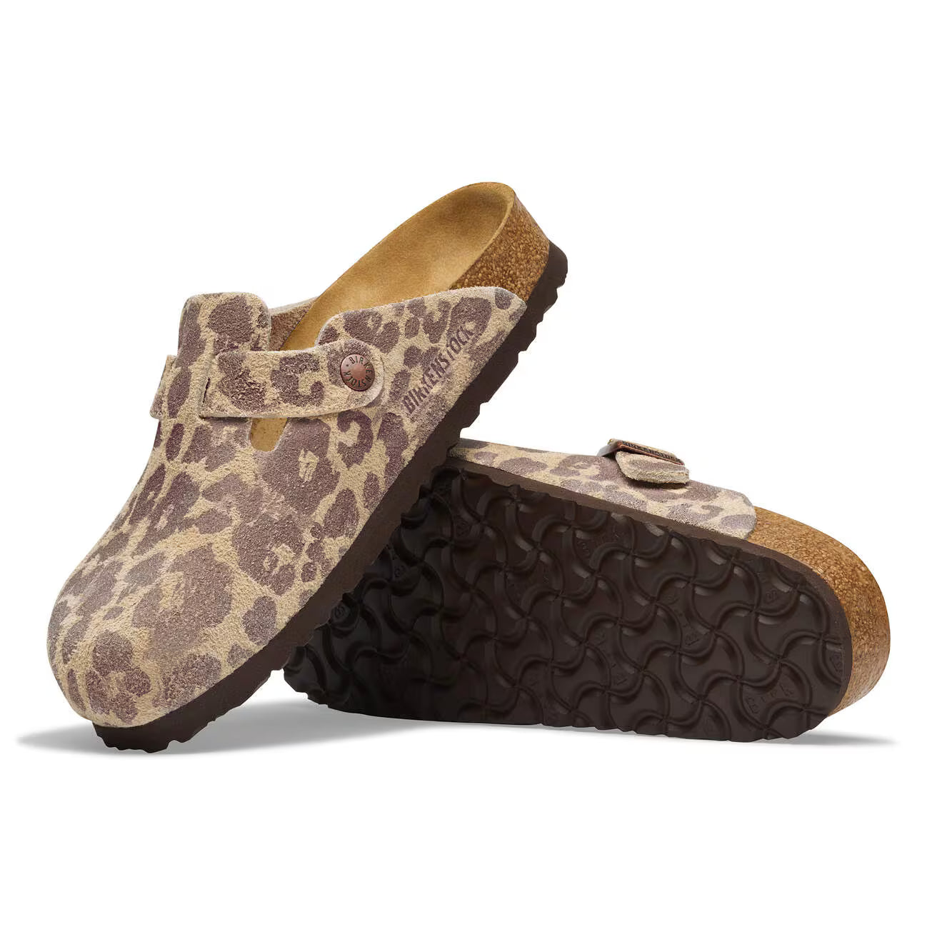 BIRKENSTOCK BOSTON LEO SUEDE LEATHER 664 stamp+marr 1033324