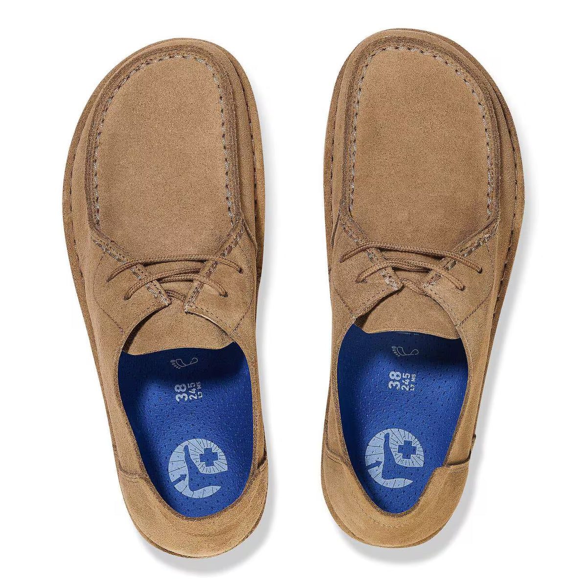 BIRKENSTOCK UTTI LACE N SUEDE LEATHER - NATURAL LEATHER 333 scam+beige 1027274