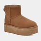 UGG 1134991W MINI CLASSIC PLATFORM 334 scam+cuoio CHESTNUT