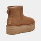 UGG 1134991W MINI CLASSIC PLATFORM 334 scam+cuoio CHESTNUT