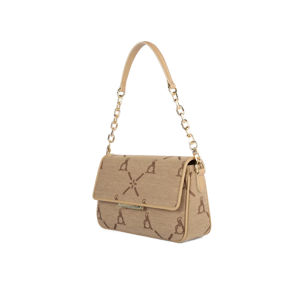 L ATELIER DU SAC ESTHER SHOULDER BAG 773 tela+beige 19250