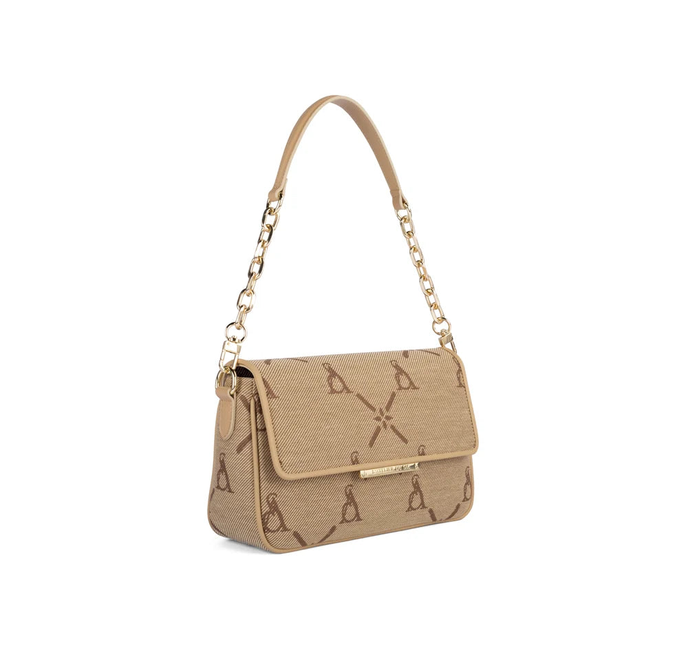 L ATELIER DU SAC ESTHER SHOULDER BAG 773 tela+beige 19250