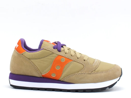 SAUCONY JAZZ O  WOMAN S1044 531 TAN PURPLE ORANG