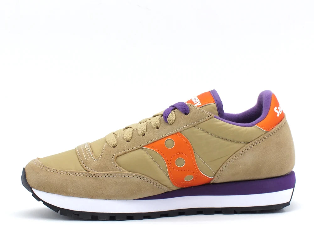 SAUCONY JAZZ O  WOMAN S1044 531 TAN PURPLE ORANG