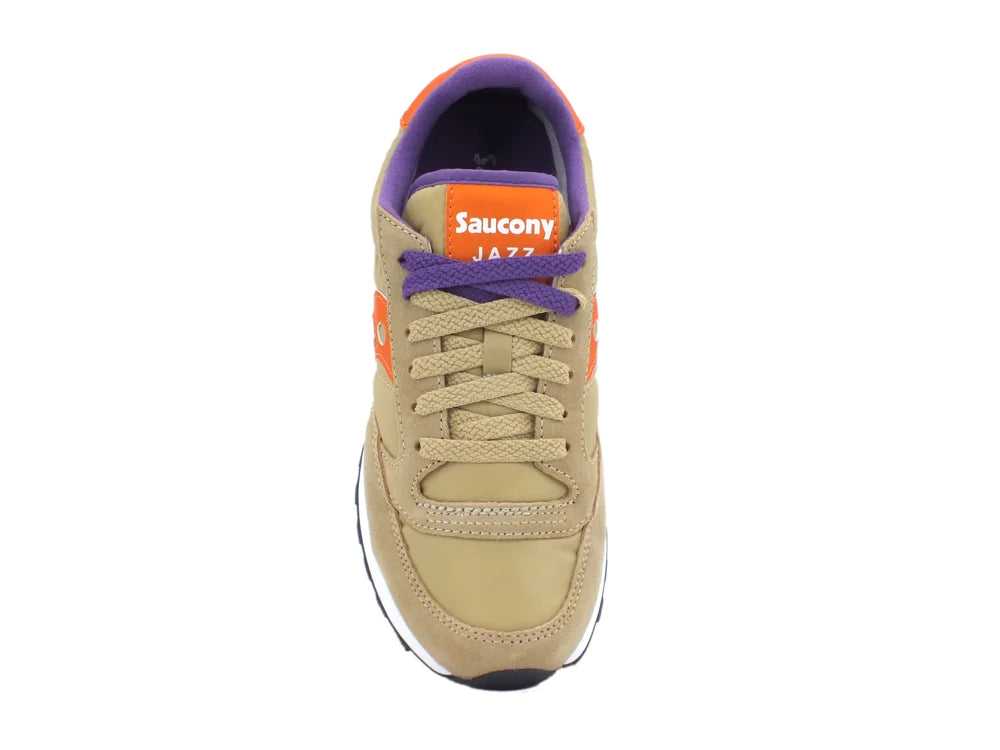 SAUCONY JAZZ O  WOMAN S1044 531 TAN PURPLE ORANG