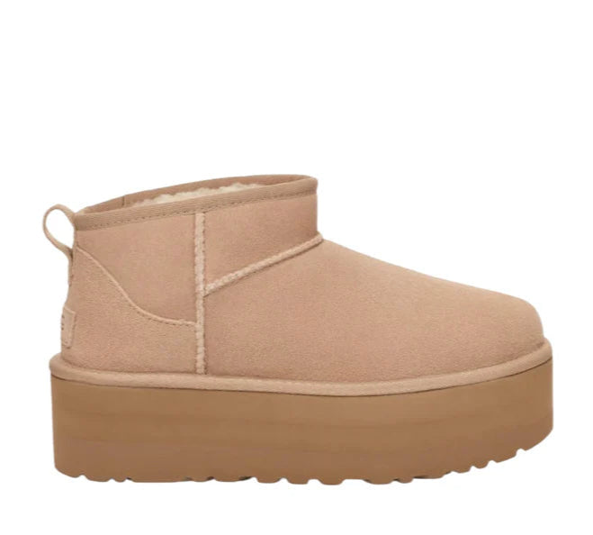 UGG 1135092W CLASSIC ULTRA MINI PLATFORM 333 scam+beige SAND