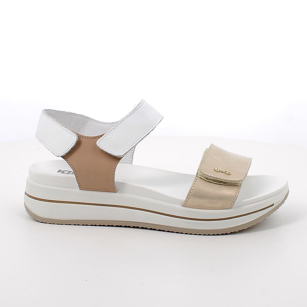 IGI&CO 11748 SINDY 118 pelle+platino-beige 33