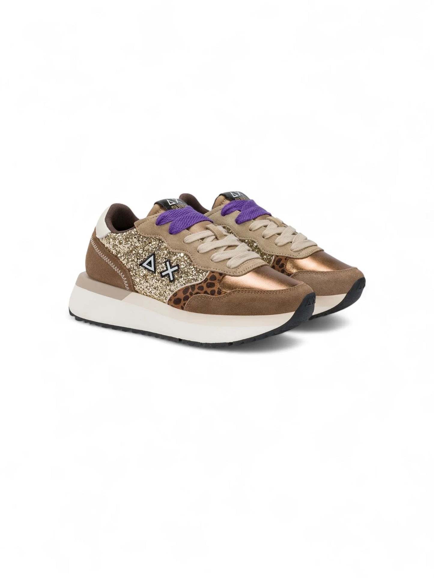 SUN68 Z45212 BIG ALLY GLITTER 778 tela+oro 43