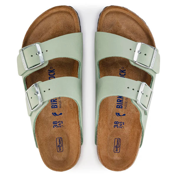 BIRKENSTOCK ARIZONA SFB NUBUCK LEATHER 228 nabuk+verde 1024213