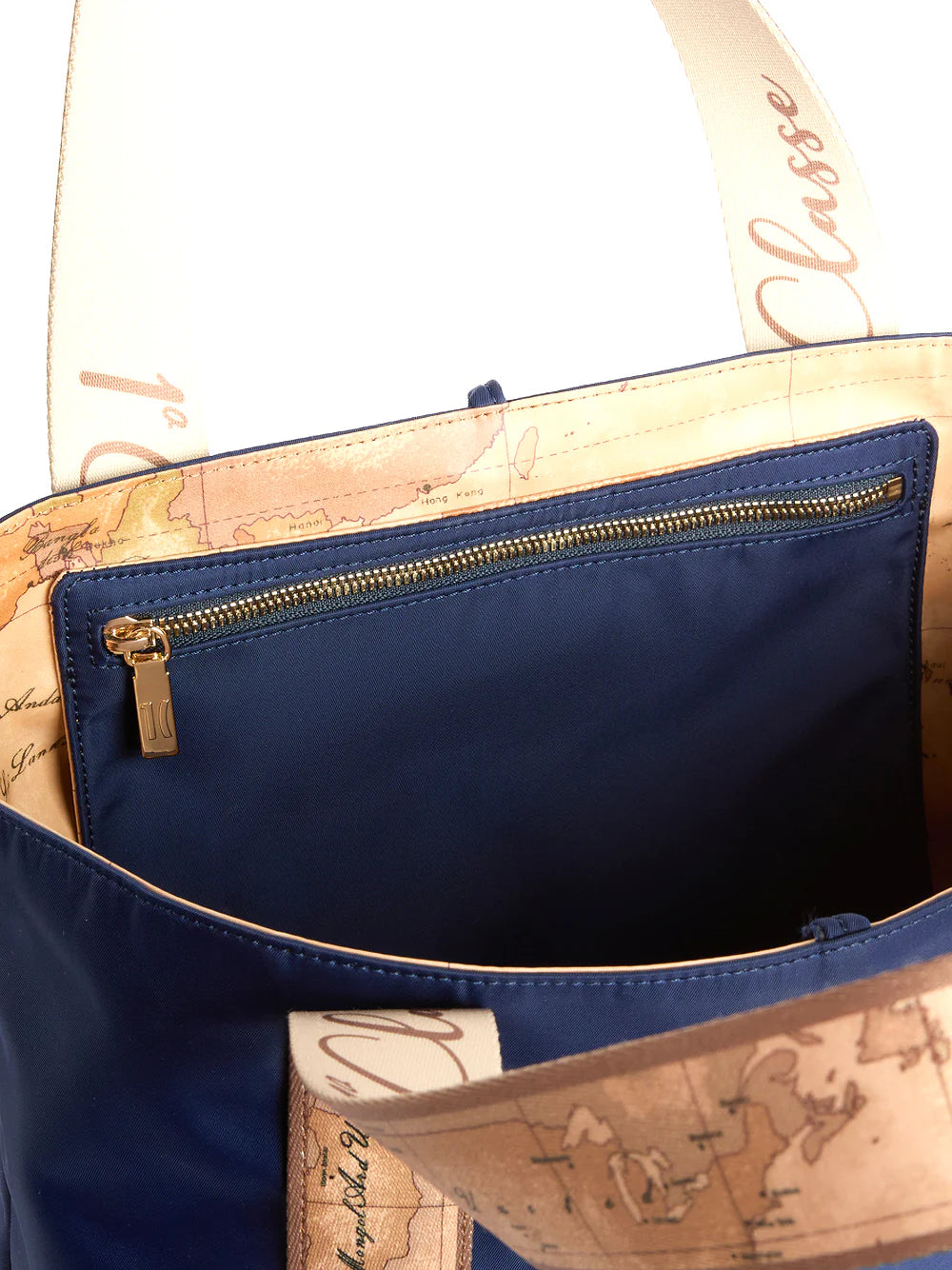 ALVIERO MARTINI 1 CLASSE LF57-9935 SHOPPER REVERSIBILE 665 stamp+blu 0100