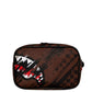 SPRAYGROUND 910B8968NSZ SMEARED GRUNGE TOILETRY BRICK 667 stamp+multi-marr