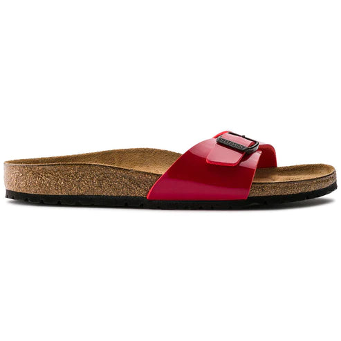 BIRKENSTOCK MADRID BIRKO FLOR 340113 LACK TANGO RED