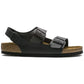 BIRKENSTOCK MILANO BIRKO FLOR BASICO 111 pelle+nero 034793