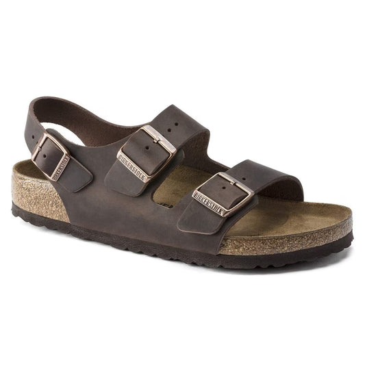 BIRKENSTOCK MILANO OILED LEATHER 224 nabuk+marr 034873