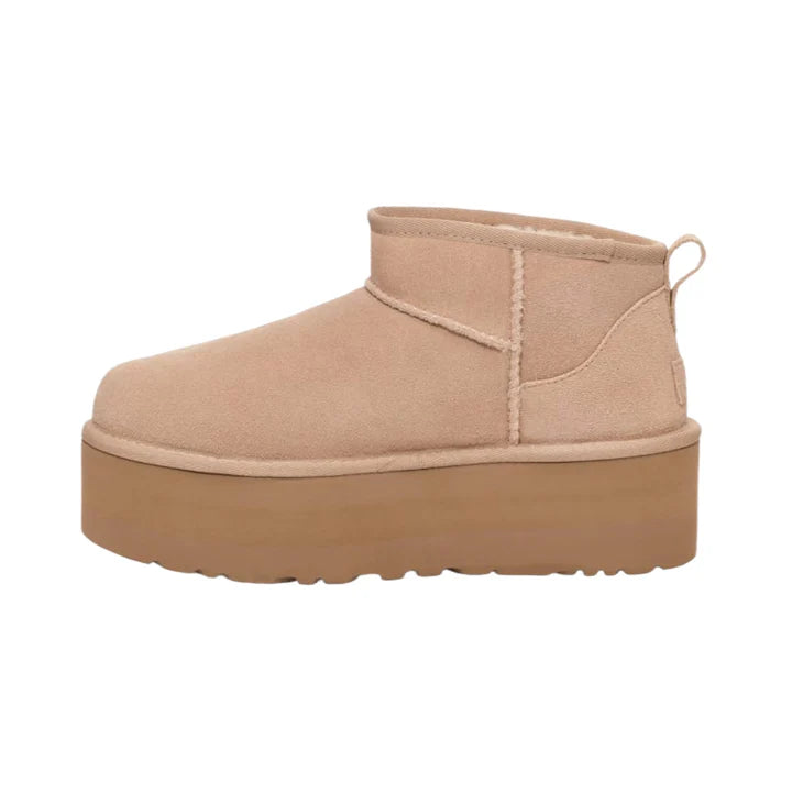 UGG 1135092W CLASSIC ULTRA MINI PLATFORM 333 scam+beige SAND