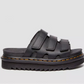 DR. MARTENS RAINE SLIDE 111 pelle+nero 40522001