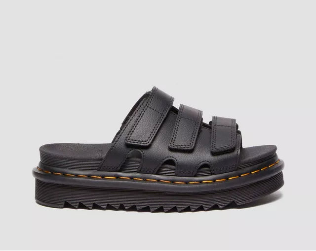 DR. MARTENS RAINE SLIDE 111 pelle+nero 40522001