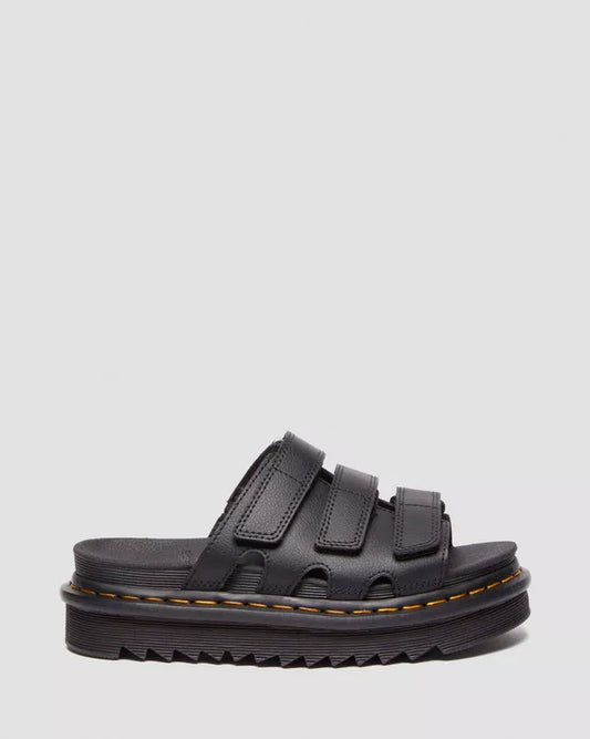 DR. MARTENS RAINE SLIDE 111 pelle+nero 40522001