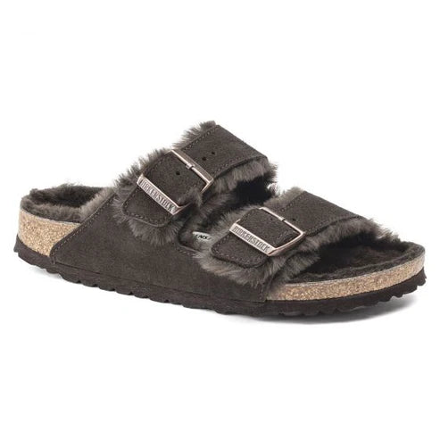 BIRKENSTOCK ARIZONA SHEARLING SUEDE LEATHER 334 scam+moro 1020528