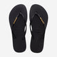 HAVAIANAS 4119875 SLIM LOGO METALLIC 551 sint+nero 1924