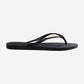 HAVAIANAS 4119875 SLIM LOGO METALLIC 551 sint+nero 1924