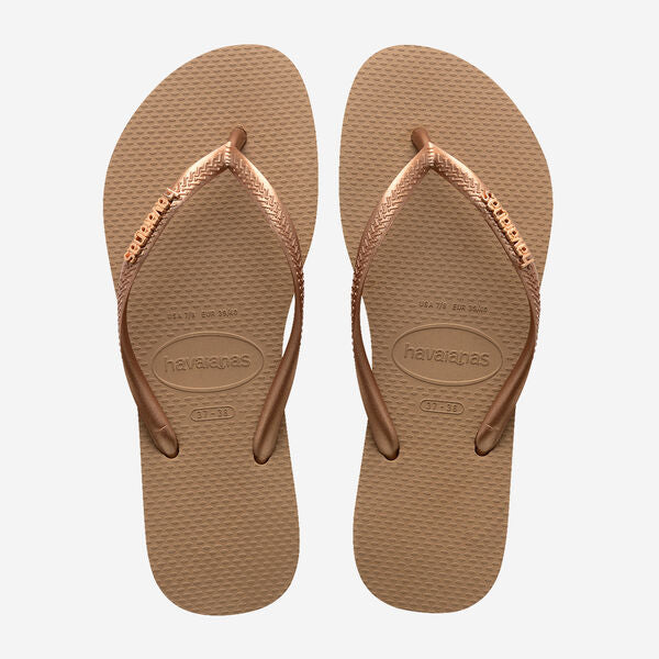 HAVAIANAS 4119875 SLIM LOGO METALLIC 558 sint+rame 3581