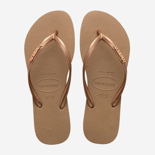 HAVAIANAS 4119875 SLIM LOGO METALLIC 558 sint+rame 3581